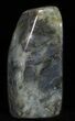 Tall, Flashy Polished Free Form Labradorite #60076-1